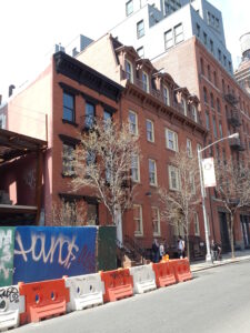 261 Mulberry (private residence) and 263 Mulberry (St. Patrick's Rectory)
