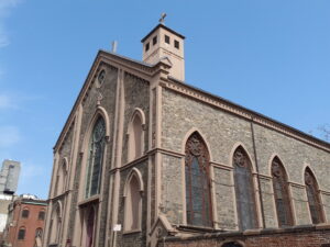 St. Patrick's Old Cathedral, rear on Mulberry Street between Houston and Spring Streets (2014)