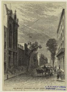 Cherry Street with Sailor's Home on the left. (from NYPL Digital Collections)