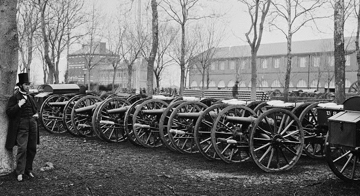 6 Sizes! 6 Pounder Wiard Gun at Washington Arsenal New Civil War Photo 